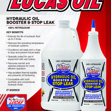 Lucas Oil 10019 Hydraulic Oil Booster and Stop Leak - 32 oz, White