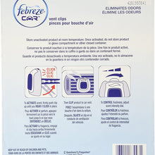 Febreze Car Vent-Clip Air Fresheners - 4 Pack (Linen & Sky)0.06 FL.OZ