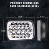 Yorkim 5x7 LED Headlights H6054 Headlight 7x6 inch Sealed Beam Square Headlamp with High Low Beam Dot Lights for Jeep Wrangler YJ Cherokee XJ 6054 H5054 H6054LL 6052 6053, Pack of 2