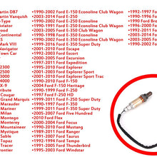 O2 Oxygen Sensor Front Rear Down Or Upstream - Replaces# 15717,15716,15664,ZZC318861, XR3Z9G444CA,Fits Ford Ranger,Mustang,Expedition,Explorer,Escape,F-150,Mazda Tribute,Mercury,Aston,Lincoln, More