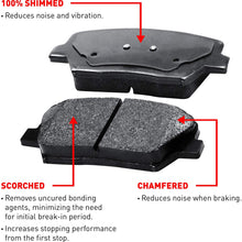 For 2017-2019 Honda CR-V Front Brake Rotors+Ceramic Brake Pads