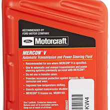 Genuine Ford XT-5-QM MERCON-V Automatic Transmission and Power Steering Fluid - 1 Quart