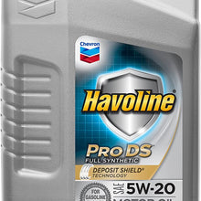 Havoline PRO DS Full Synthetic 5W20 Oil, 5 quart