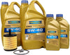 Blau J1A5006 Motor Oil Change Kit - Compatible with 2004 VW Touareg w/ 10 Cylinder 5.0L TDI Diesel Engine