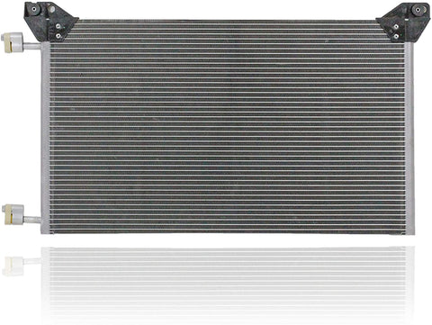 A/C Condenser - Pacific Best Inc For/Fit 4953 Chevrolet Silverado GMC Sierra Suburban/Escalade/Tahoe/Yukon/Denali XL w/o Rear AC