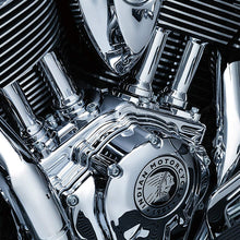 Kuryakyn 5641 Motorcycle Engine Accessory: Tappet Block Accent Cover for 2014-19 Indian Motorcycles, Chrome