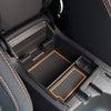 Custom Fit Center Console Armrest Organizer Accessories for 2018 2019 2020 Subaru Crosstrek and Impreza (Orange Trim)