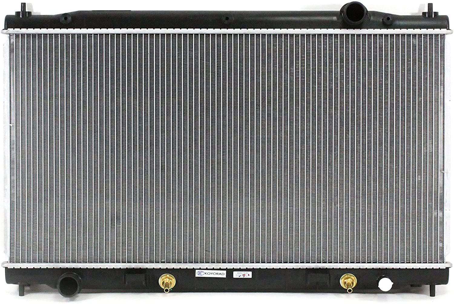 Radiator - Cooling Direct For/Fit 13440 14-17 Infiniti Q50 3.7L 14-17 Q50 Hybrid 3.5L Automatic Transmission Plastic Tank Aluminum Core WITH Transmission Oil Cooler