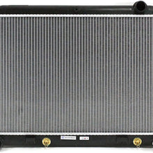Radiator - Cooling Direct For/Fit 13440 14-17 Infiniti Q50 3.7L 14-17 Q50 Hybrid 3.5L Automatic Transmission Plastic Tank Aluminum Core WITH Transmission Oil Cooler