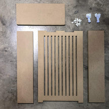 Fichman Furniture Unpainted Radiator Cover Kit, 24" L x 40" H (9" Depth)