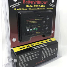 BatteryMINDer 2012-AGM - AGM Batteries Only - 12 Volt-2 Amp Battery Charger, Battery Maintainer, and Battery Desulfator for Odyssey, Optima AGM Lead-Acid Batteries