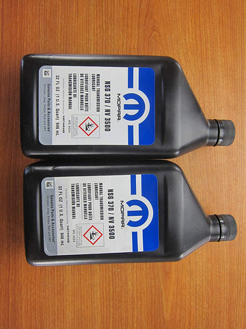 Chrysler Dodge Jeep Ram 2 Quarts NSG 370/NV 3500 Manual Transmission Lubricant