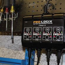 Clore Automotive PL4020 SOLAR Pro-Logix 4-Bank Battery Maintenance Station
