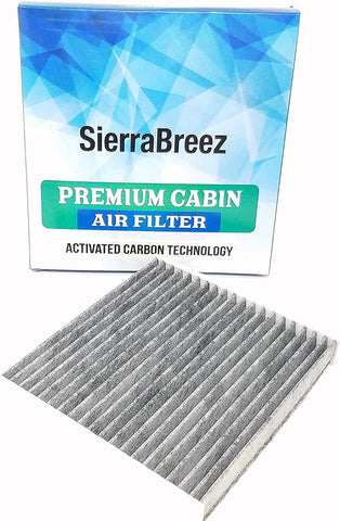 SB285 (CF10285) Premium Cabin Air Filter Fits SB285 (CF10285) Toyota/Lexus/Scion/Subaru, Activated Carbon