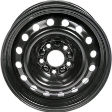 Dorman 939-180 Black Wheel with Painted Finish (15 x 6.5 inches /5 x 110 mm, 43 mm Offset)