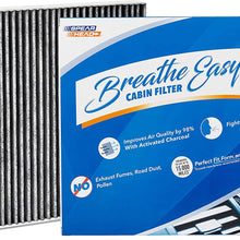 Spearhead Premium Breathe Easy Cabin Filter, Up to 25% Longer Life w/Activated Carbon (BE-161)