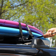 DORSAL - Surfboard Kayak SUP Surf Roof Rack Tie Down Straps 15 FT (2) Black