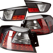 Spyder 5030375 Mitsubishi Lancer/Evolution X 08-14 (WillNot Fit SportBack) LED Tail Lights - Black