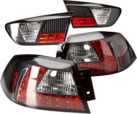 Spyder 5030375 Mitsubishi Lancer/Evolution X 08-14 (WillNot Fit SportBack) LED Tail Lights - Black