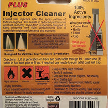 Dyno-tab 45446 Plus Injector Cleaner 6-tab Card