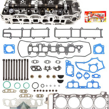 Compatible With 85-95 Toyota 22R 22RE 22REC 2.4 SOHC 8V Complete Cylinder Head Gasket w/Head Gasket Set Head Bolts
