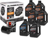 Maxima Racing Oils Black 90-069016B Evolution Mineral 20W-50 Filter Complete Oil Change Kit, 192. Fluid_Ounces