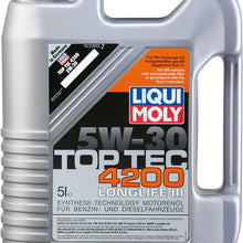 Liqui Moly (2011) Top Tec 4200 5W-30 Synthetic Motor Oil - 5 Liter Jug
