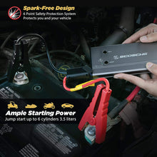 SCOSCHE PBJ300-1R PowerUp 300 Portable Car Jump Starter, Battery Booster for Automobiles (Renewed)