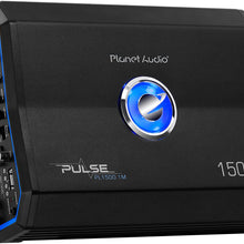 Planet Audio PL1500.1M Monoblock Car Amplifier - 1500 Watts, 2/4 Ohm Stable, Class A/B, Mosfet Power Supply
