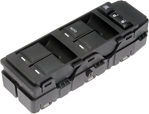 Dorman 901-459 Front Driver Side Door Window Switch for Select Models, Black