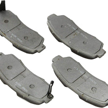 Wagner ThermoQuiet QC1089 Ceramic Disc Pad Set With Installation Hardware, Front