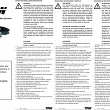 TRW TPC0465A Premium Front Disc Brake Pad Set