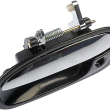 Dorman 80673 Front Driver Side Exterior Door Handle for Select Honda Models, Black and Chrome