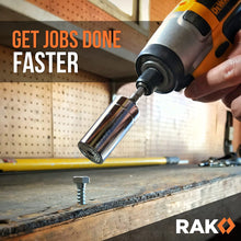 RAK Universal Socket Grip (7-19mm) Multi-Function Ratchet Wrench Power Drill Adapter 2Pc Set - Best Unique Tool Gift for Men, DIY Handyman, Father/Dad, Husband, Boyfriend, Him, Women