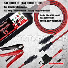 MOTOPOWER MP00207 6V / 12V 4AMP Automatic Smart Battery Charger Maintainer with Battery Repair Mode