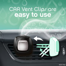 Febreze Car Unstopables Air Freshener Vent Clips, 2 Fresh and Shimmer Scent, 4 Count