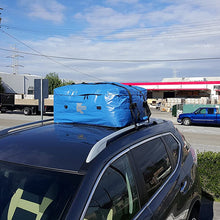 K-Cliffs Waterproof Roof Cargo Bag | Fits All Hard-top Cars | Blue (Medium)