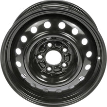 Dorman 939-197 Black Wheel with Painted Finish (16 x 6.5 inches /5 x 114 mm, 52 mm Offset)