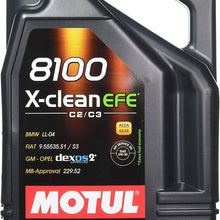 Motul 8100 X-Clean EFE 5W-30 Synthetic oil, 5-Liter, 1 Pack