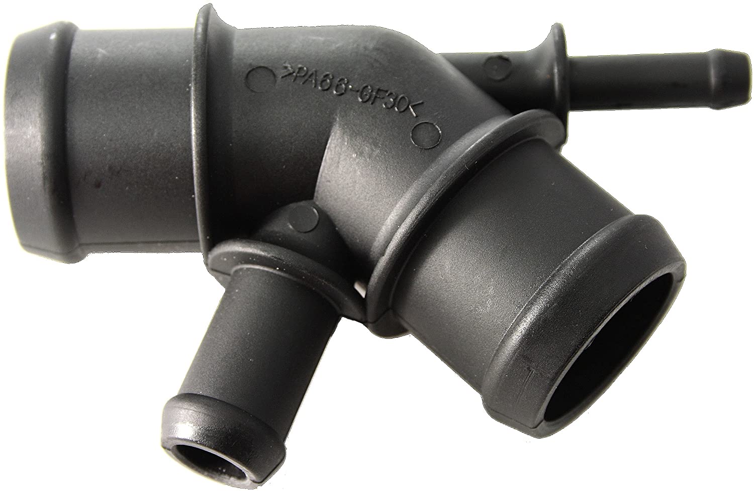 APDTY 013025 Upper Radiator Coolant Hose Plastic Distributor Connector Pipe Fits 1.9L 2000-2006 Audi TT 1999-2000 Volkswagen Beetle 1999-2006 Golf 1999-2005 Jetta (Replaces 1J0-121-087C, 1J0121087C)