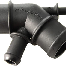 APDTY 013025 Upper Radiator Coolant Hose Plastic Distributor Connector Pipe Fits 1.9L 2000-2006 Audi TT 1999-2000 Volkswagen Beetle 1999-2006 Golf 1999-2005 Jetta (Replaces 1J0-121-087C, 1J0121087C)