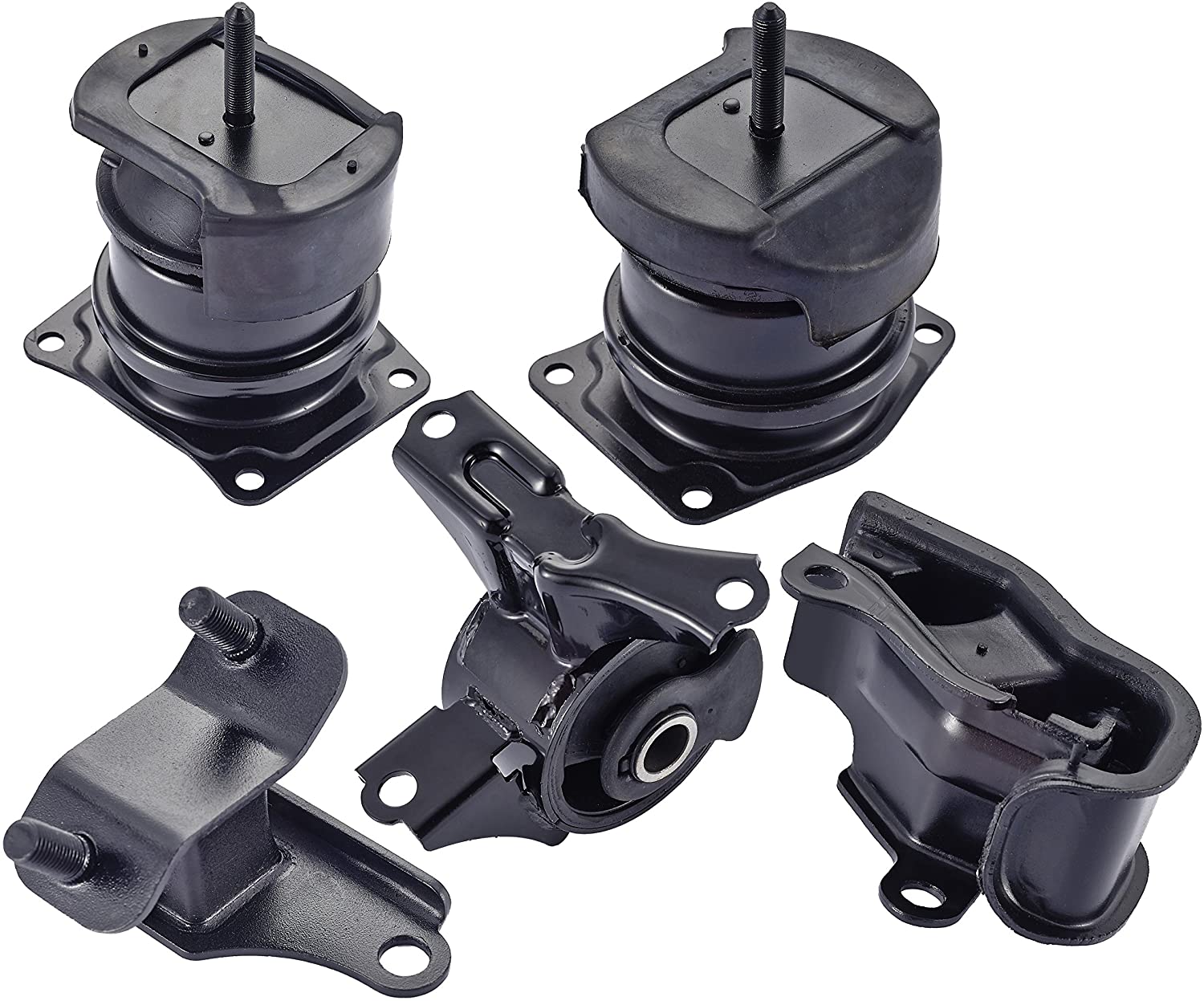 ENA Engine Motor Trans Mount Set of 5 Compatible with 98-02 Honda Accord 3.0L & 99-03 Acura TL 3.2L A6592 A6552 A4507 A6582 A6579