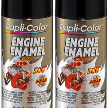 Dupli-Color DE1613 Gloss Black Engine Enamel with Ceramic 12 oz. Aerosol (2)