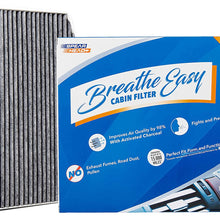 Spearhead Premium Breathe Easy Cabin Filter, Up to 25% Longer Life w/Activated Carbon (BE-161)