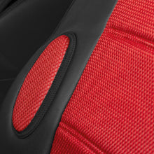 TLH Leatherette Cushion Pads with 3D Air Mesh Front, Airbag Compatible, Red Color-Universal Fit for Cars, Auto, Trucks, SUV
