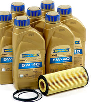 Blau J1A5084-B Motor Oil Change Kit - Compatible with 2008-10 Audi A5 w/ 6 Cylinder 3.2L Engine - 5w40