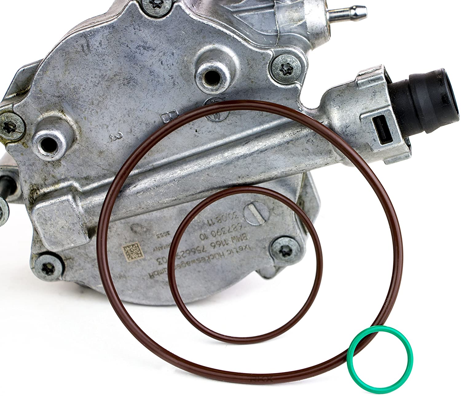 RKX 4.4L turbo Vacuum Pump Repair Re-seal kit gasket Compatible with BMW N63 S63 V8 5 6 7 X5 X6