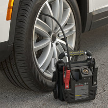 STANLEY J5C09 JUMPiT Portable Power Station Jump Starter: 1000 Peak/500 Instant Amps, 120 PSI Air Compressor, USB Port, Battery Clamps