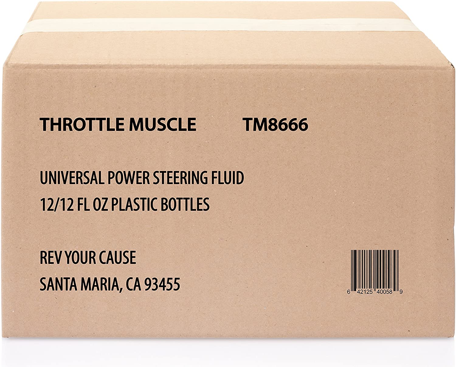 Throttle Muscle TM8666-C - Steer+ Plus Universal Power Steering Fluid 12 Oz Case of 12