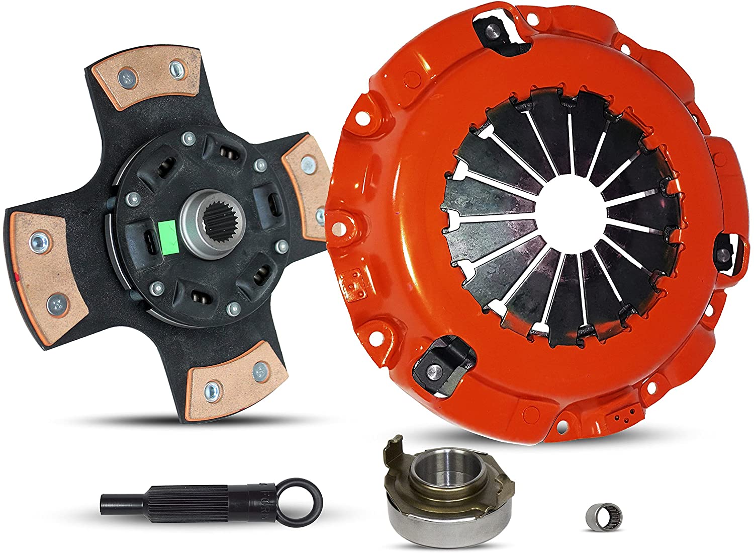 Clutch Kit Compatible With Rx-8 Grand Touring Gt R3 Sport 40th Anniversary Edition Base Shinka 2004-2011 1.3L R2 GAS Naturally Aspirated (4-Puck Disc Stage 3; Rotary 13B-Msp 6 Speed; 10-061RCB4)